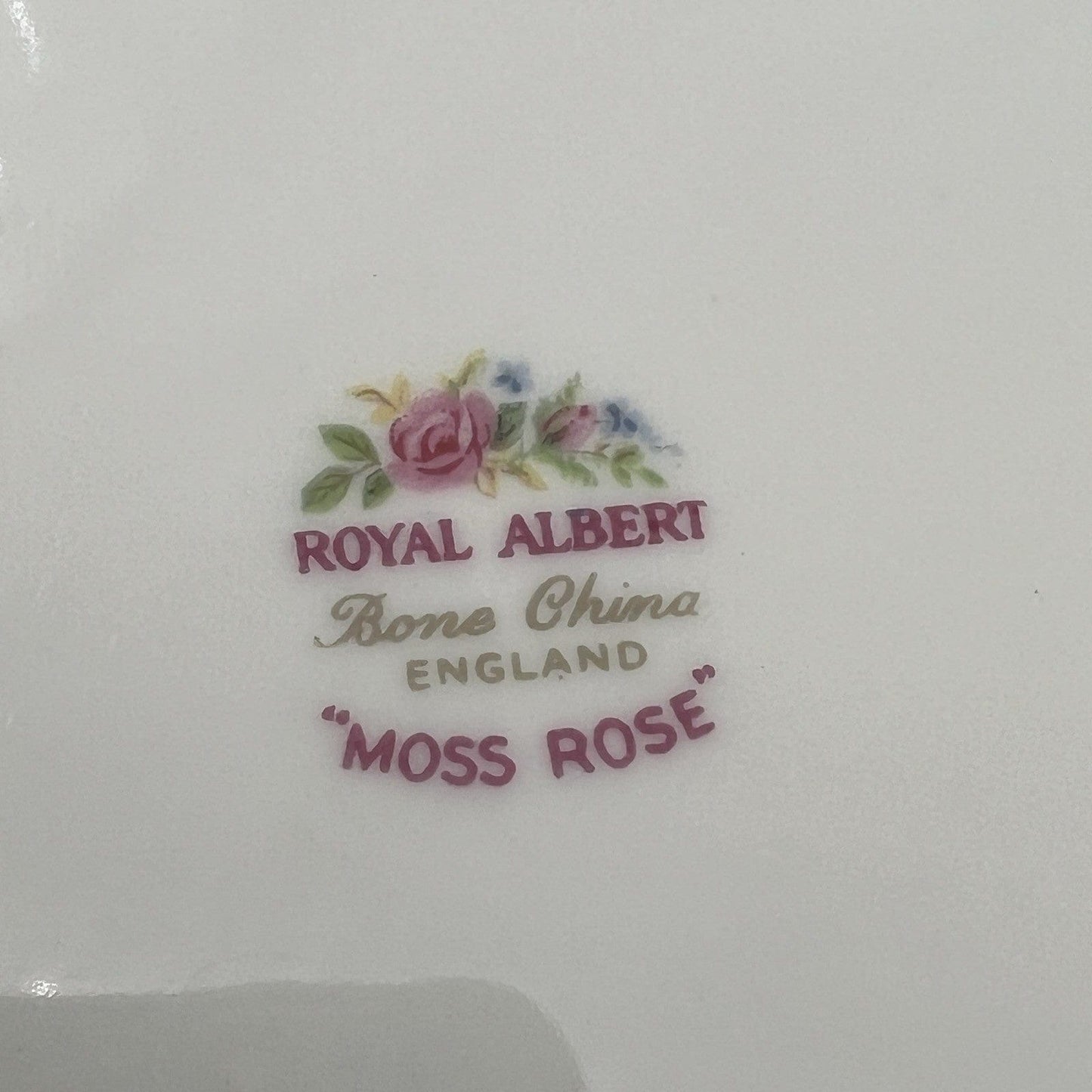 Vassoietto vassoio piatto  in porcellana Royal Albert Moss Rose 1960 Inglese Categoria  Piatti Vassoio