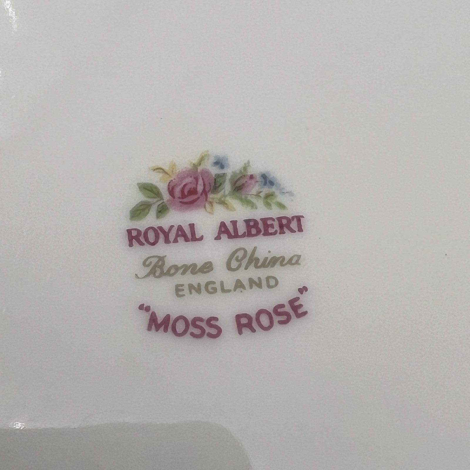 Vassoietto vassoio piatto  in porcellana Royal Albert Moss Rose 1960 Inglese Categoria  Piatti Vassoio