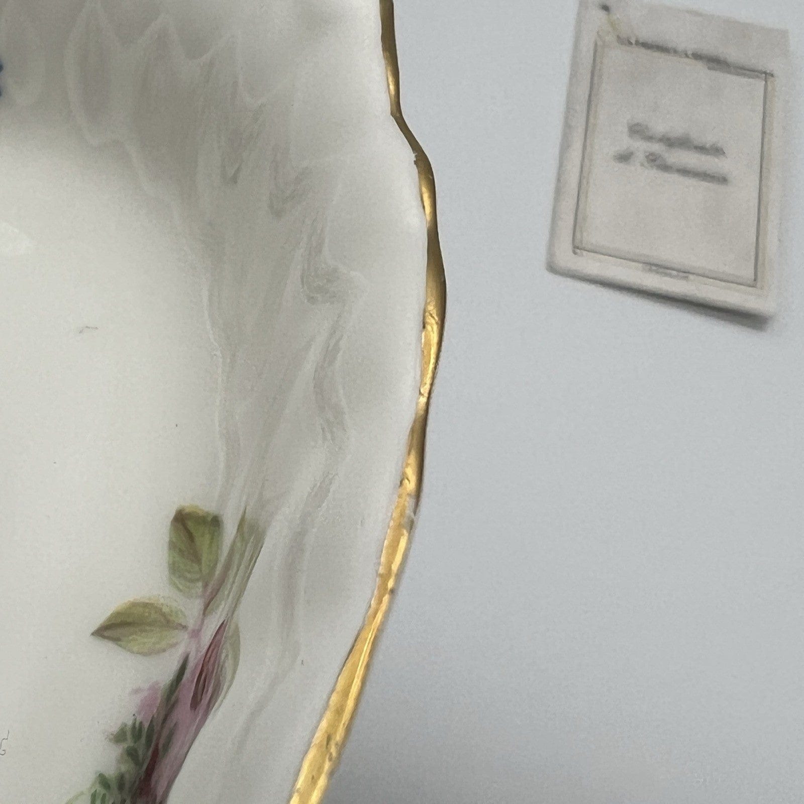 Vassoietto vassoio piatto  in porcellana Royal Albert Moss Rose 1960 Inglese Categoria  Piatti Vassoio