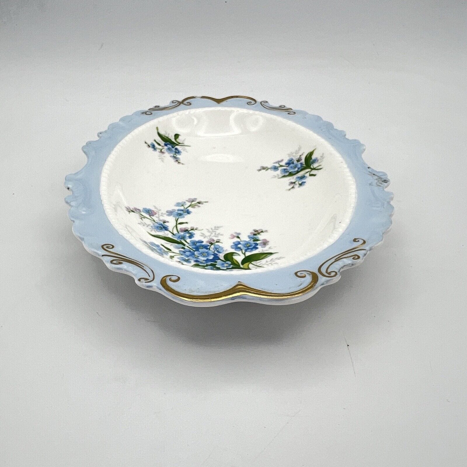 Vassoietto Vassoio Piatto Royal Albert in porcellana Forget Me Not Fiori Anni 70 Categoria  Piatti Vassoio