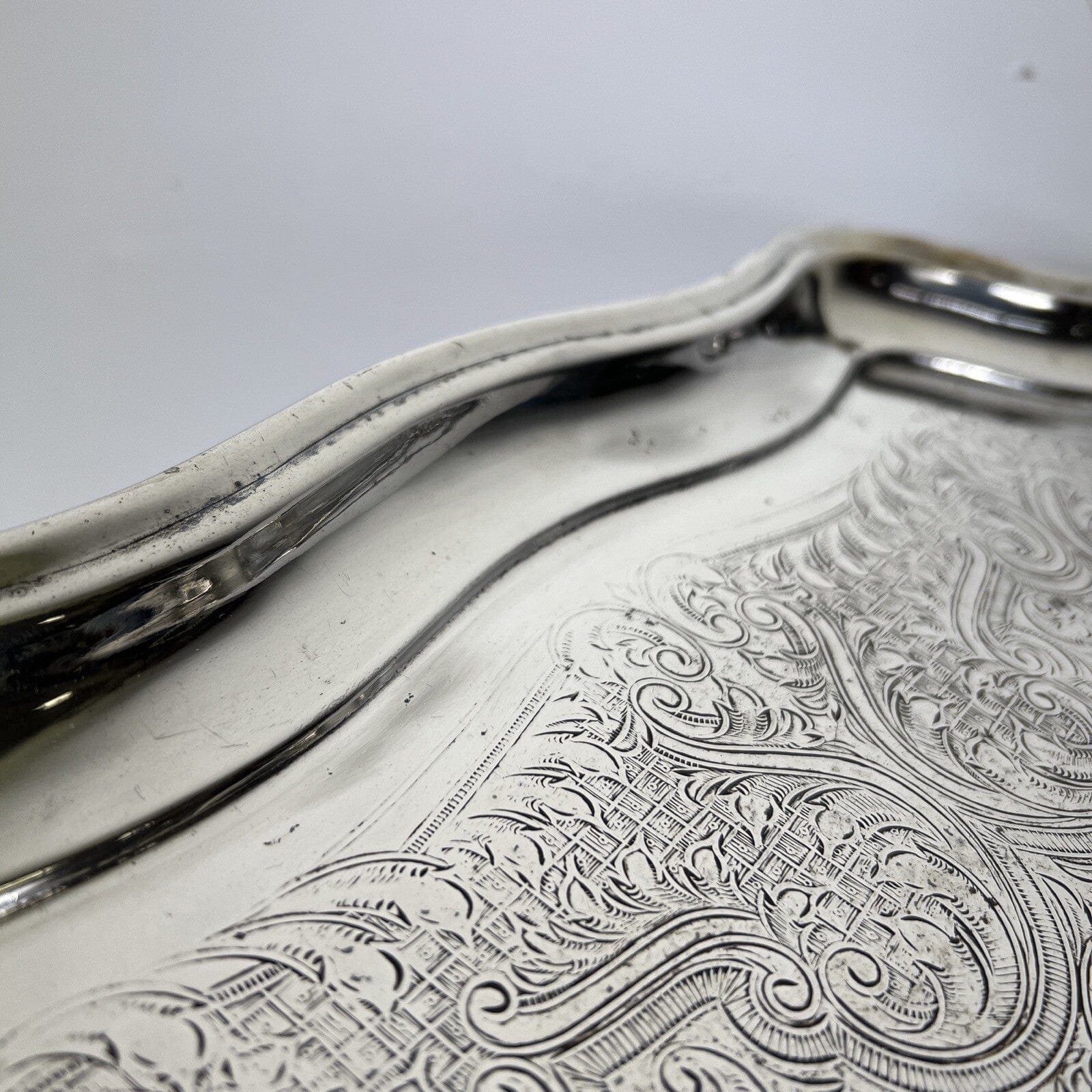 Vassoio in Argento Placcato sheffield antico silver plated con manici da tavola Categoria  Sheffield & Argento