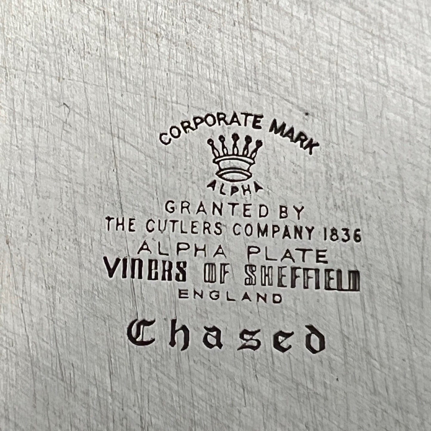 Vassoio in argento sheffield antico rotondo silver plated guantiera da tavola Categoria  Sheffield & Argento