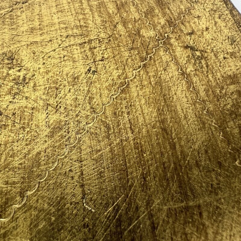 Vassoio in legno vintage stile Barocco Fiorentino guantiera piatto portata oro Categoria  Vassoi