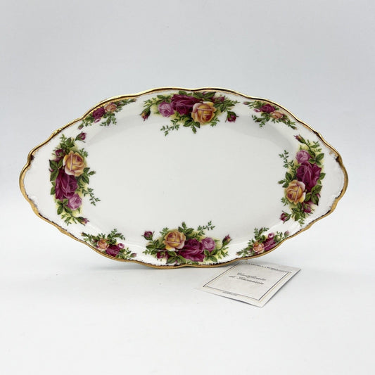 Vassoio piatto vassoietto in porcellana Royal Albert Old Country Roses Rose Categoria  Servizio tazze - Tazze