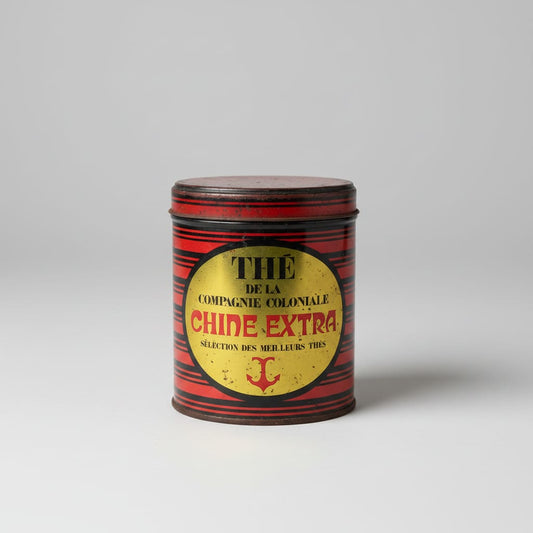 VECCHIA SCATOLA IN LATTA DA TE' CHINE EXTRA VINTAGE FRENCH TEA TIN BOX Categoria  Pubblicità vintage