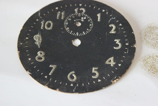 VECCHIO QUADRANTE IN CARTONCINO PER OROLOGIO A PENDOLO /ACCESSORI D'EPOCA Categoria  Orologi, Accessori & Ricambi