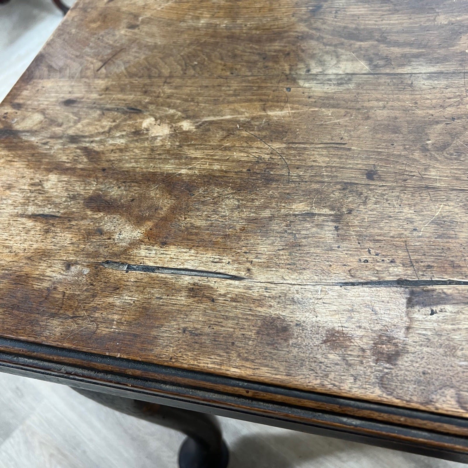Vecchio Tavolo antico allungabile in legno da pranzo d'epoca stile Inglese 800 Categoria  Tavoli - tavolinetti