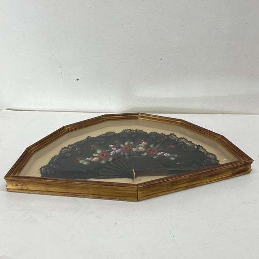 Ventaglio Antico Dipinto e Firmato d'epoca 900 Ventagliera con Cornice in legno Categoria  Ventagli