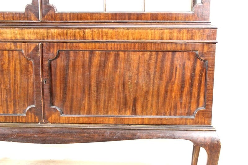 Vetrina antica cristalliera in legno di mogano vetrinetta  inglese 900 d'epoca Categoria  Vetrine