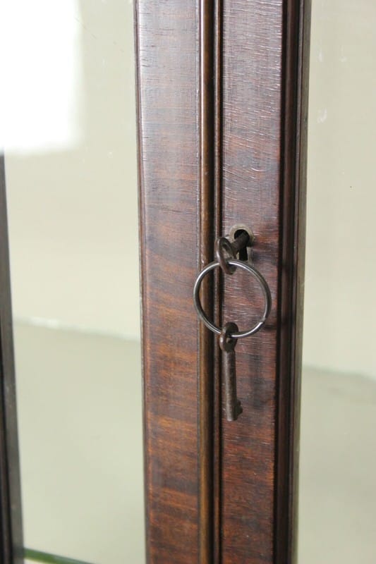 Vetrina antica cristalliera in legno di mogano vetrinetta  inglese 900 d'epoca Categoria  Vetrine