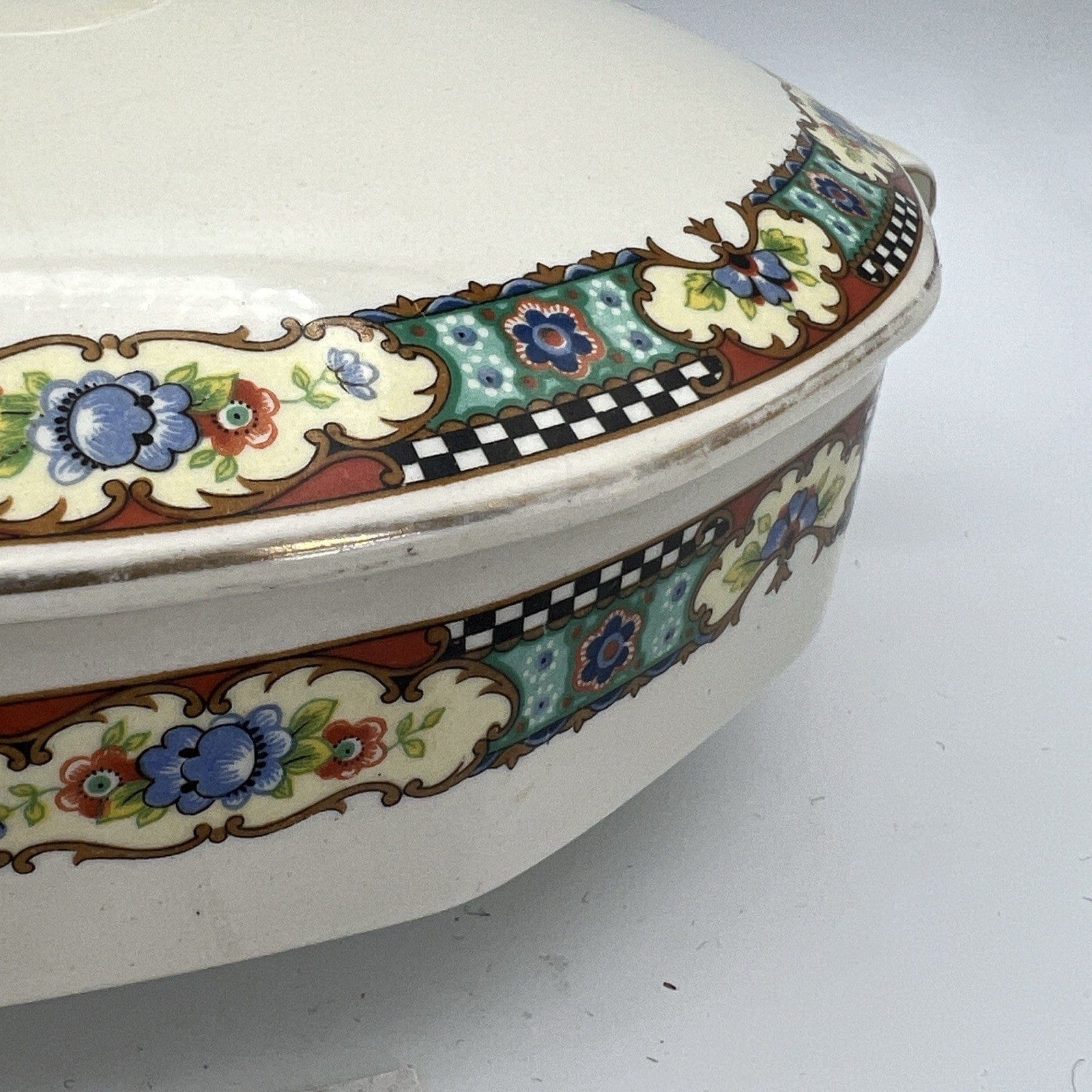 Zuppiera antica in ceramica Bianca Legumiera Vintage Centrotavola 1940 Retrò Categoria  Zuppiere