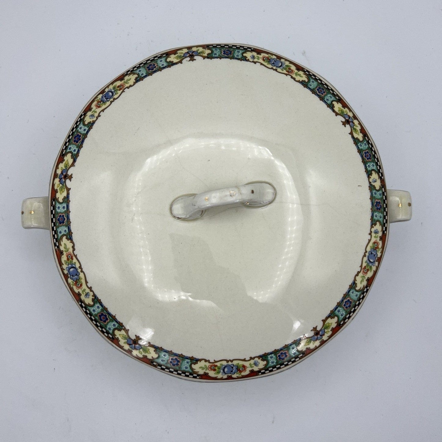 Zuppiera antica in ceramica Bianca Legumiera Vintage Centrotavola 1940 Retrò Categoria  Zuppiere