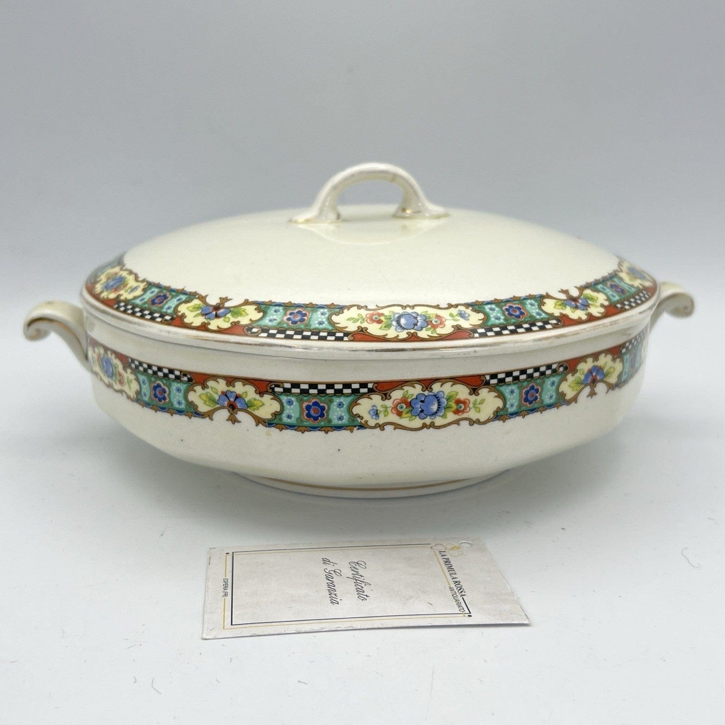 Zuppiera antica in ceramica Bianca Legumiera Vintage Centrotavola 1940 Retrò Categoria  Zuppiere