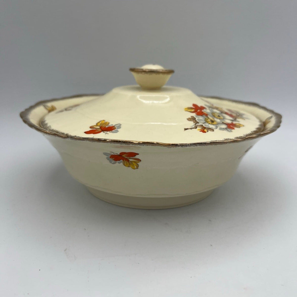 Zuppiera antica inglese in ceramica Legumiera d'epoca stile art Decò anni '30 Categoria  Zuppiere