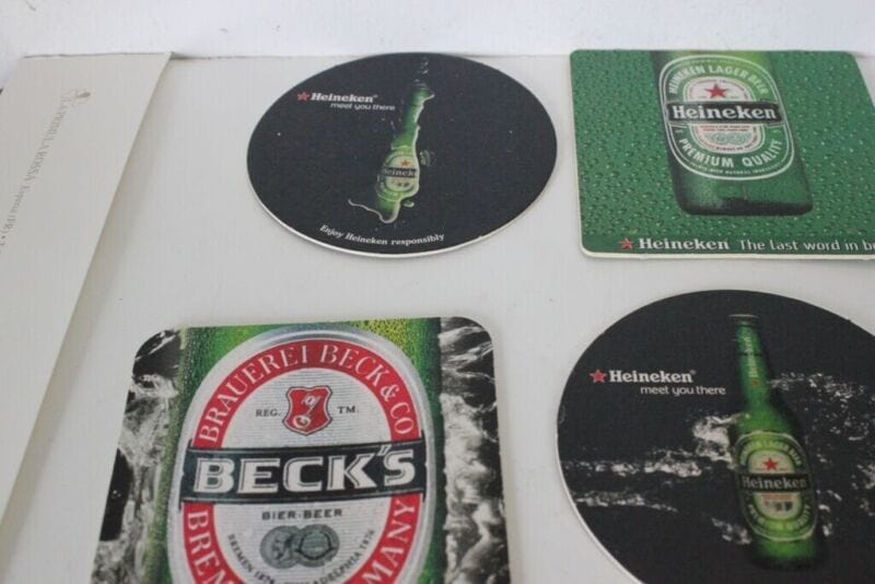 12 SOTTOBICCHIERI  DA PUB- HEINEKEN- BECK'S Birra & dintorni