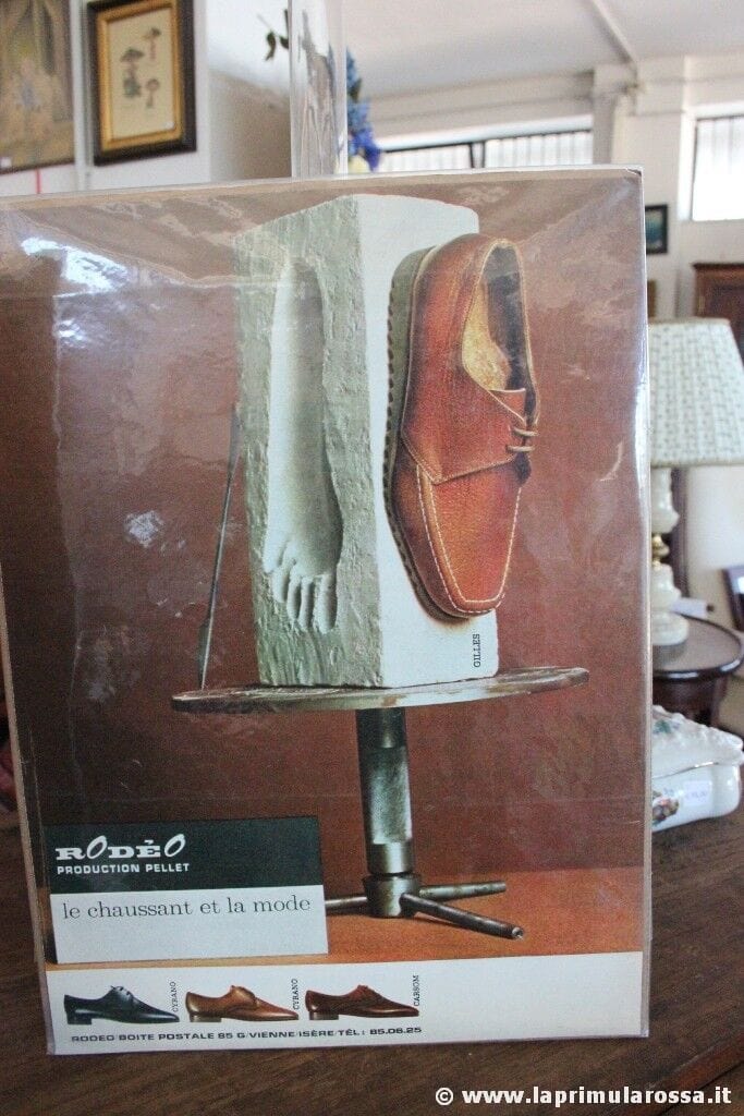 3 PUBBLICITA VINTAGE SCARPE UNIC RODEO PELLET VINTAGE FRENCH SHOES ADVERTISING Pubblicità vintage
