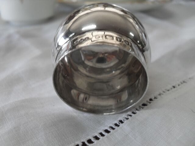 ANTICA BOCCETTA DA TOILETTE IN VETRO E ARGENTO EP.800 GLASS + SILVER LID BOTTLE Sheffield & Argento