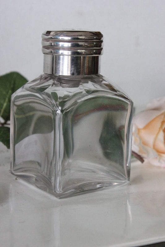 ANTICA BOCCETTA PROFUMO IN VETRO E ARGENTO ANTIQUE STERLING SILVER SHENT BOTTLE Sheffield & Argento