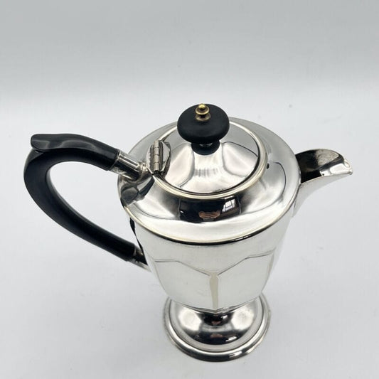 Antica caffettiera inglese in argento silver plated sheffield teiera d'epoca 900 Sheffield & Argento