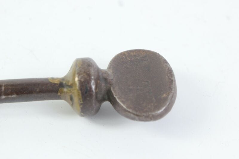 Antica chiave in ferro battuto grande per mobile serratura vecchia ferramenta Restauro
