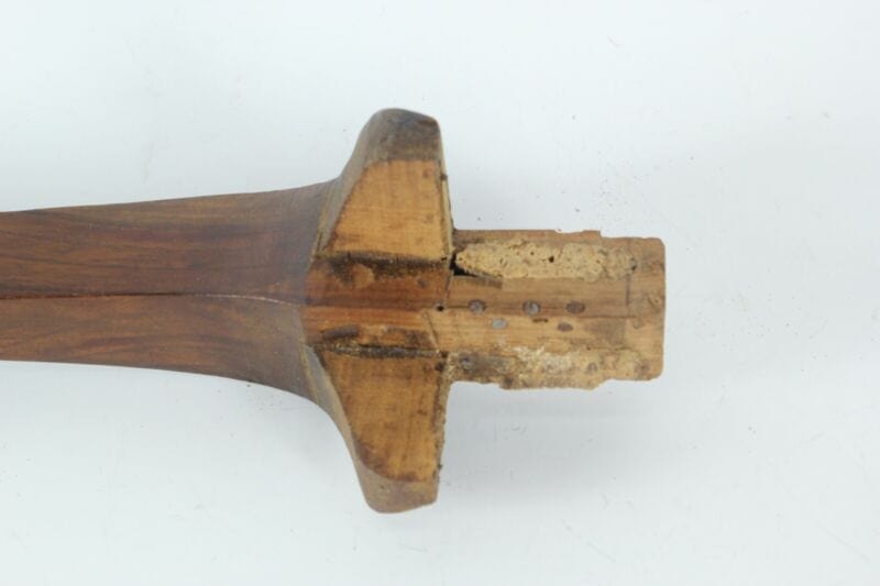 Antica coppia di gambe in legno per sedia vecchio piede di mobile d'epoca Restauro