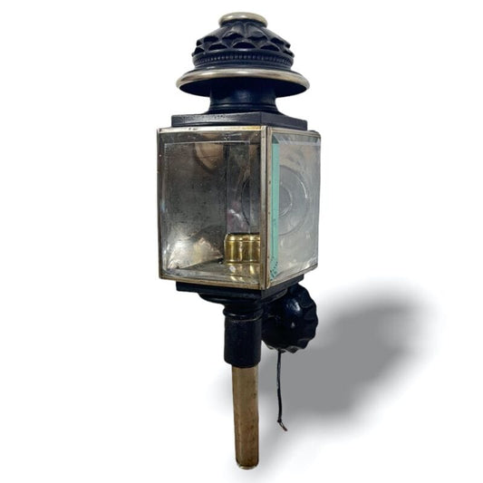 Antica lanterna per carrozza o da muro vecchia lampada 800 fanali elettrificata Lampade Appliques