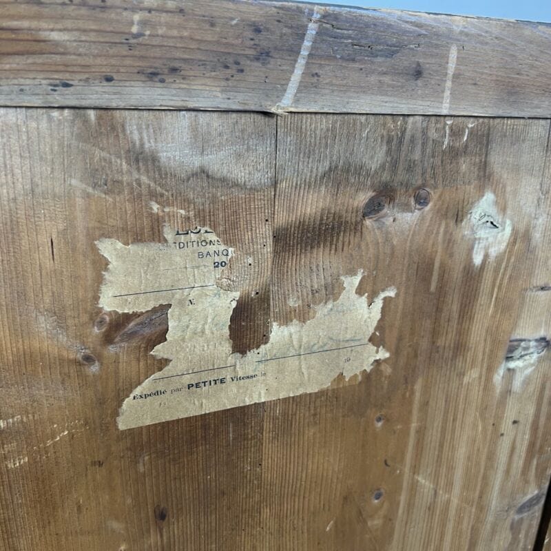 Antica Libreria a giorno credenza in legno di noce mobile stile rinascimento Arredamento