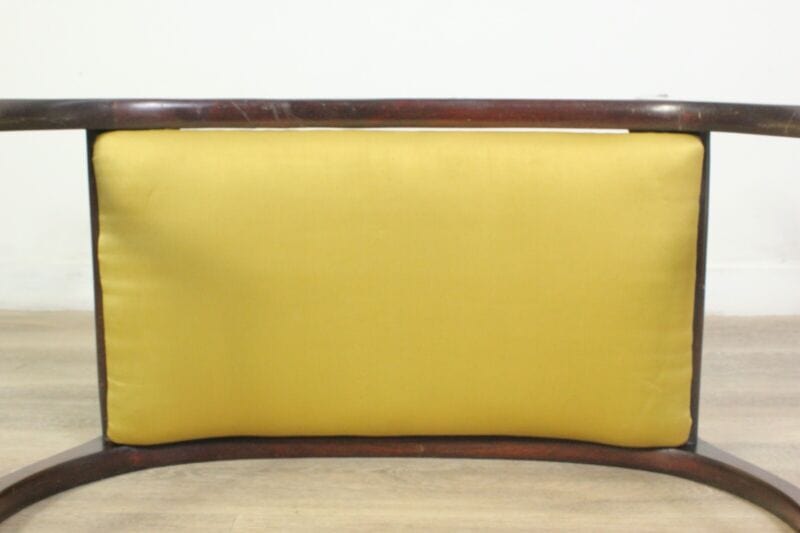 Antica Panchetta dormeuse imbottita sgabello vintage stile 800 divanetto panca Arredamento