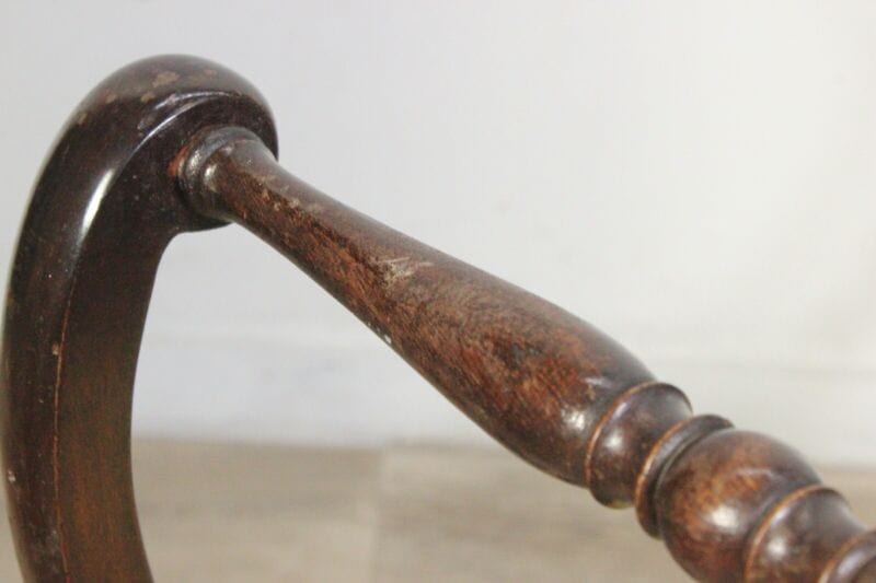 Antica Panchetta dormeuse imbottita sgabello vintage stile 800 divanetto panca Arredamento