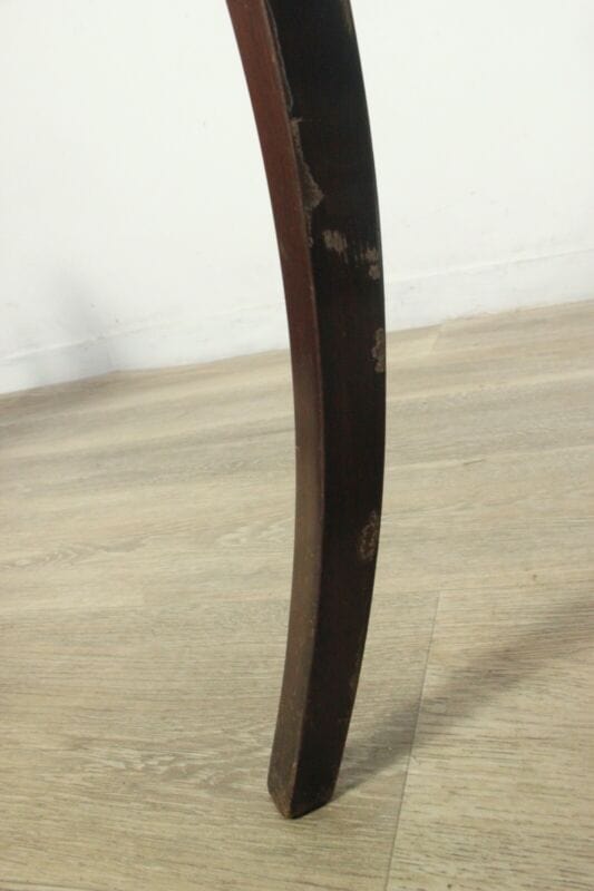 Antica Panchetta dormeuse imbottita sgabello vintage stile 800 divanetto panca Arredamento