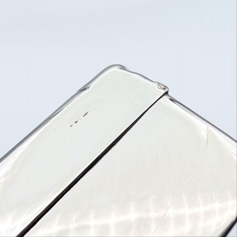 Antica Scatola portagioie in Argento 925 contenitore portasigarette stile deco Sheffield & Argento