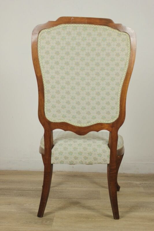 Antica sedia imbottita bassa poltrona poltroncina vintage per camera da letto Arredamento