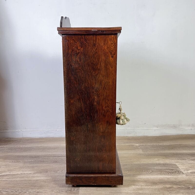 Antica Vetrina piccola cristalliera vetrinetta libreria in legno d' epoca 800 Arredamento
