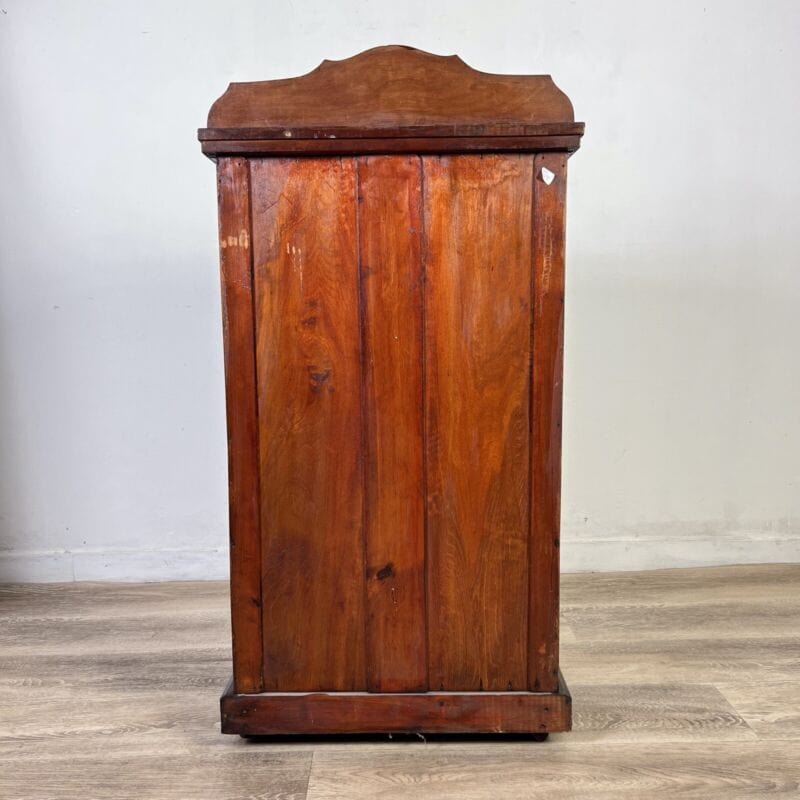 Antica Vetrina piccola cristalliera vetrinetta libreria in legno d' epoca 800 Arredamento