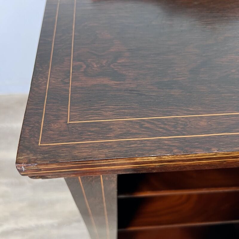 Antica Vetrina piccola cristalliera vetrinetta libreria in legno d' epoca 800 Arredamento