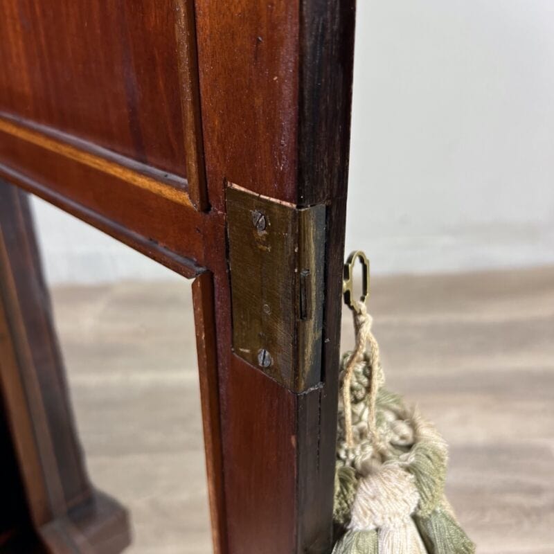 Antica Vetrina piccola cristalliera vetrinetta libreria in legno d' epoca 800 Arredamento