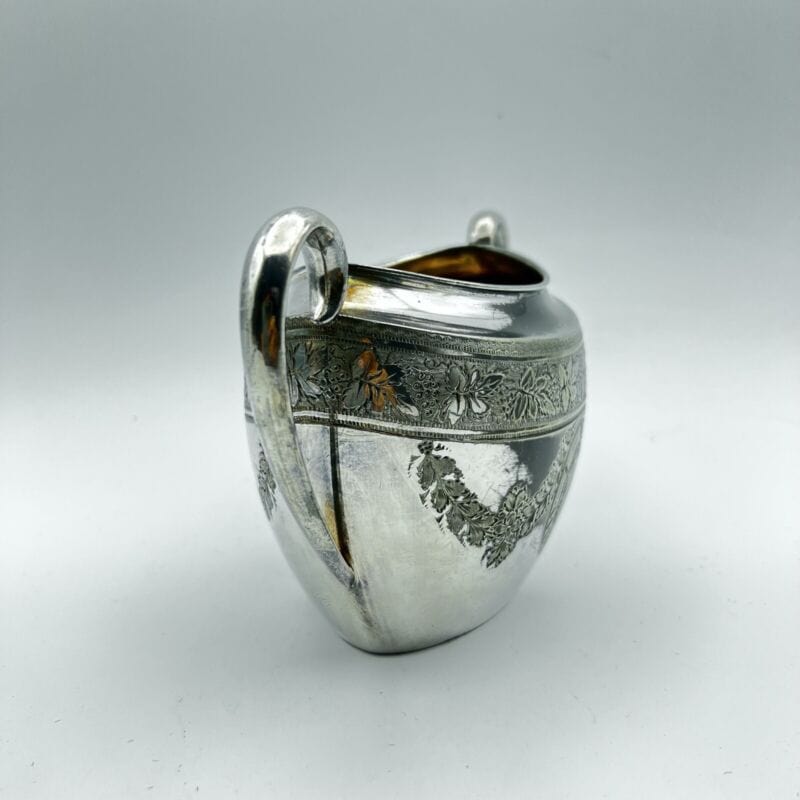 Antica zuccheriera in argento sheffield ciotola in silver plate inglese d'epoca Sheffield & Argento