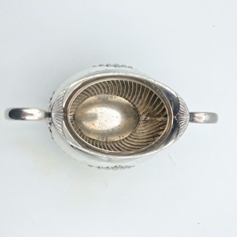 Antica zuccheriera in argento sheffield ciotola in silver plated inglese 800 Sheffield & Argento