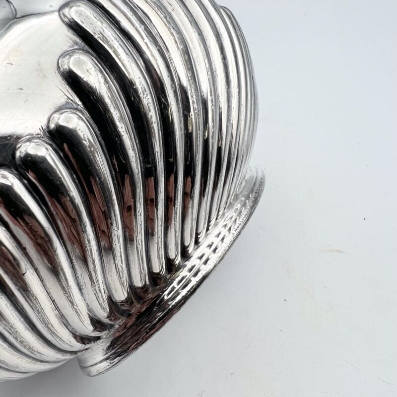 Antica zuccheriera in argento sheffield ciotola in silver plated inglese 800 Sheffield & Argento