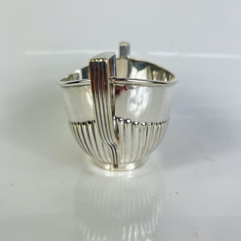 Antica Zuccheriera in Argento Sheffield ciotola in silver plated Inglese d'epoca Sheffield & Argento