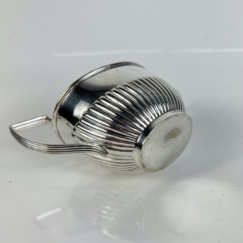 Antica Zuccheriera in Argento Sheffield ciotola in silver plated Inglese d'epoca Sheffield & Argento