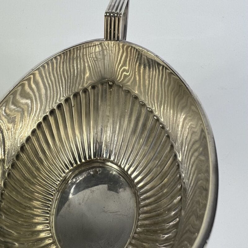 Antica Zuccheriera in Argento Sheffield ciotola in silver plated Inglese d'epoca Sheffield & Argento