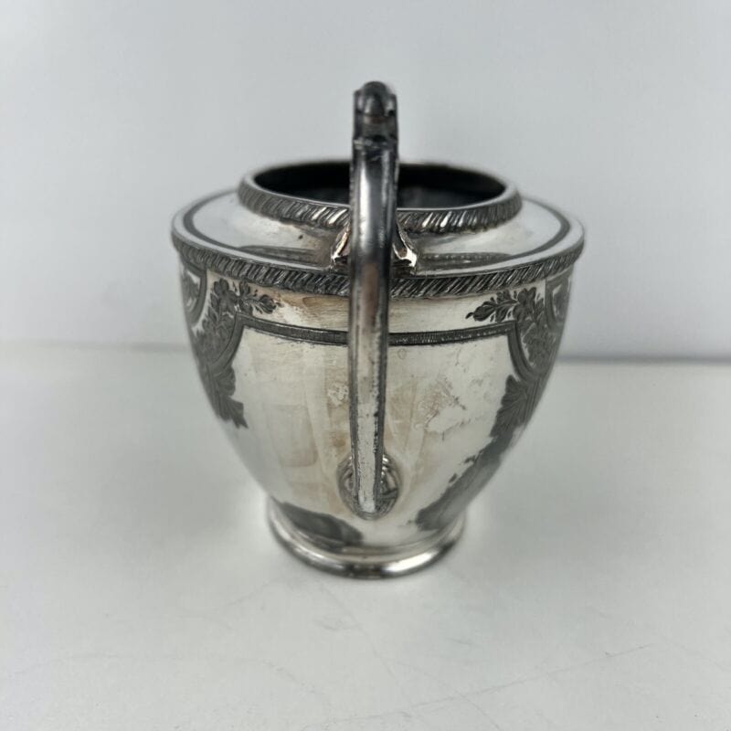 Antica zuccheriera in argento sheffield ciotola silver plate inglese epoca 800 Sheffield & Argento