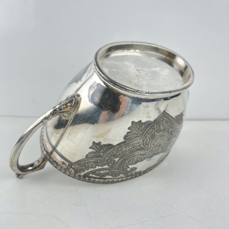 Antica zuccheriera in argento sheffield ciotola silver plate inglese epoca 800 Sheffield & Argento