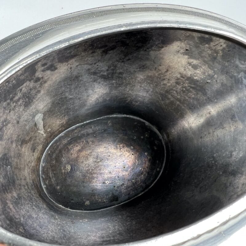 Antica zuccheriera in argento sheffield ciotola silver plate inglese epoca 800 Sheffield & Argento