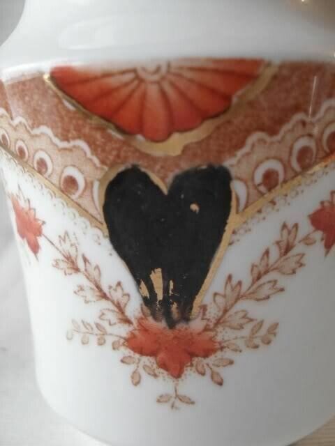 ANTICO BRICCO LATTE IN PORCELLANA  TAZZA INGLESE VINTAGE BONE CHINA MILK JUG Ceramiche e Porcellane