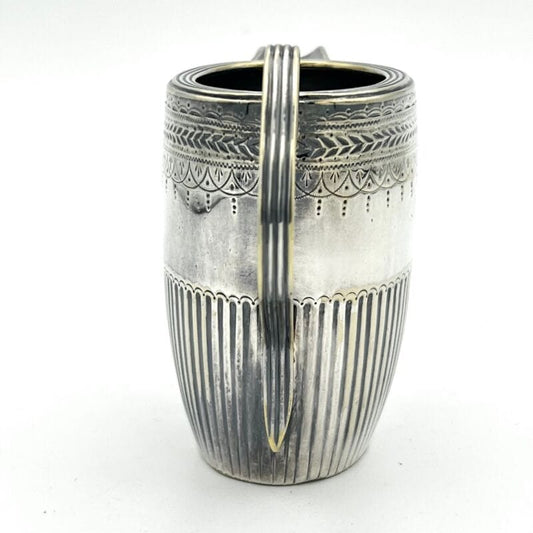 ANTICO BRICCO PER LATTE IN ARGENTO SHEFFIELD LATTIERA IN SILVER PLATE INGLESE q Sheffield & Argento