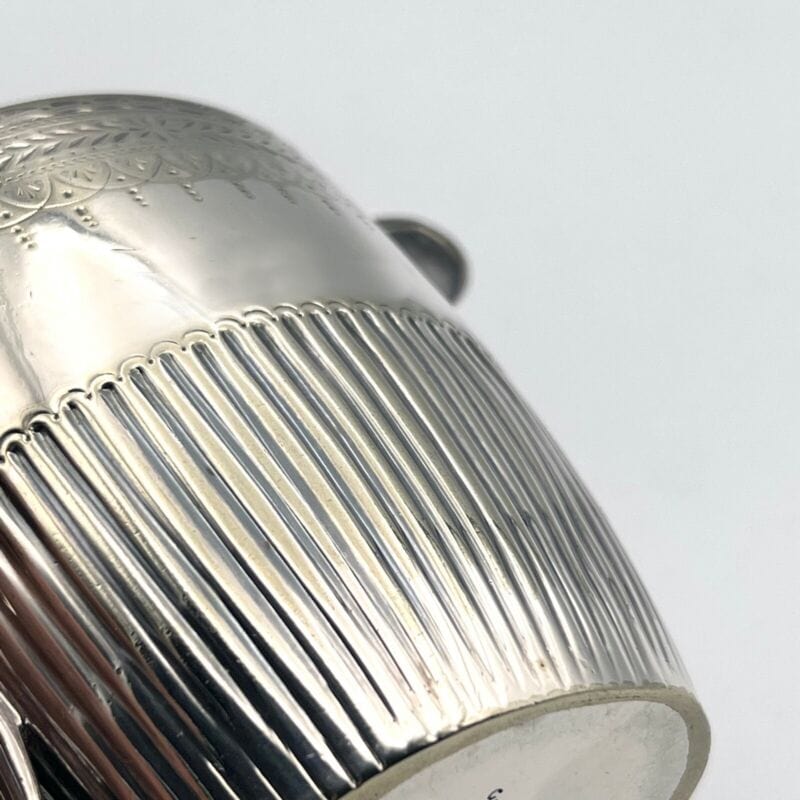ANTICO BRICCO PER LATTE IN ARGENTO SHEFFIELD LATTIERA IN SILVER PLATE INGLESE q Sheffield & Argento