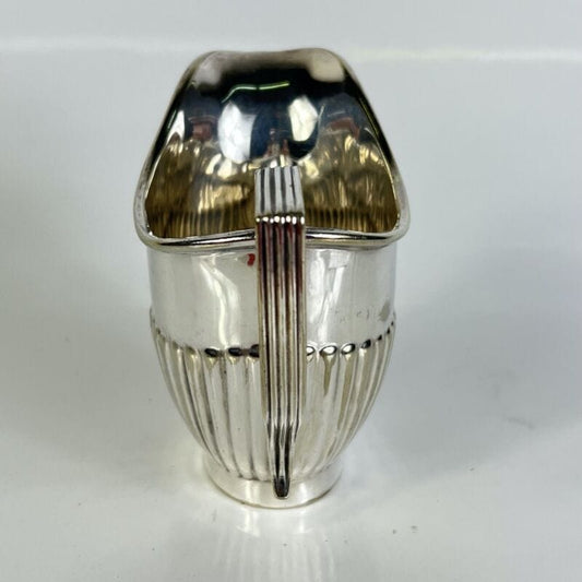 Antico Bricco per latte in Argento Sheffield Lattiera in Silver Plate inglese x Sheffield & Argento