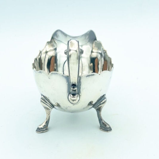 ANTICO BRICCO SALSIERA IN ARGENTO SHEFFIELD SILVER PLATE INGLESE 1920 Sheffield & Argento